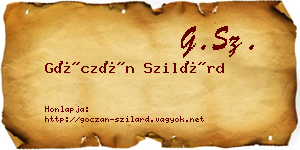 Góczán Szilárd névjegykártya